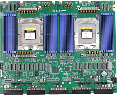 双路 SP5 SP5 AMD®EPYC® 9004/9005 系列 服务器主板/YK-H13D2A